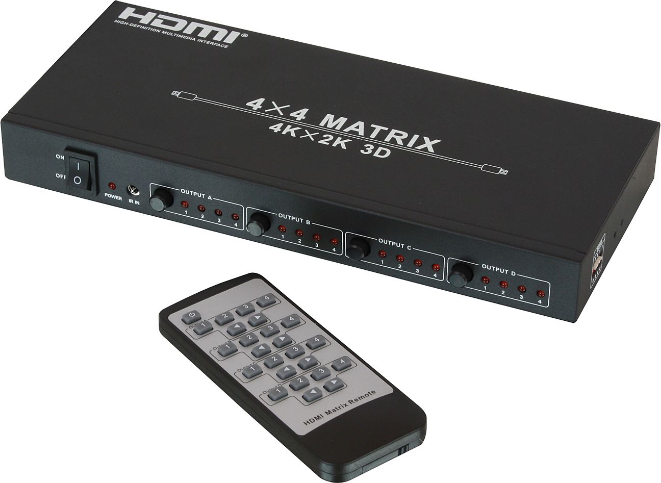 Lindy Matrix Switch HDMI 4K, 4:4