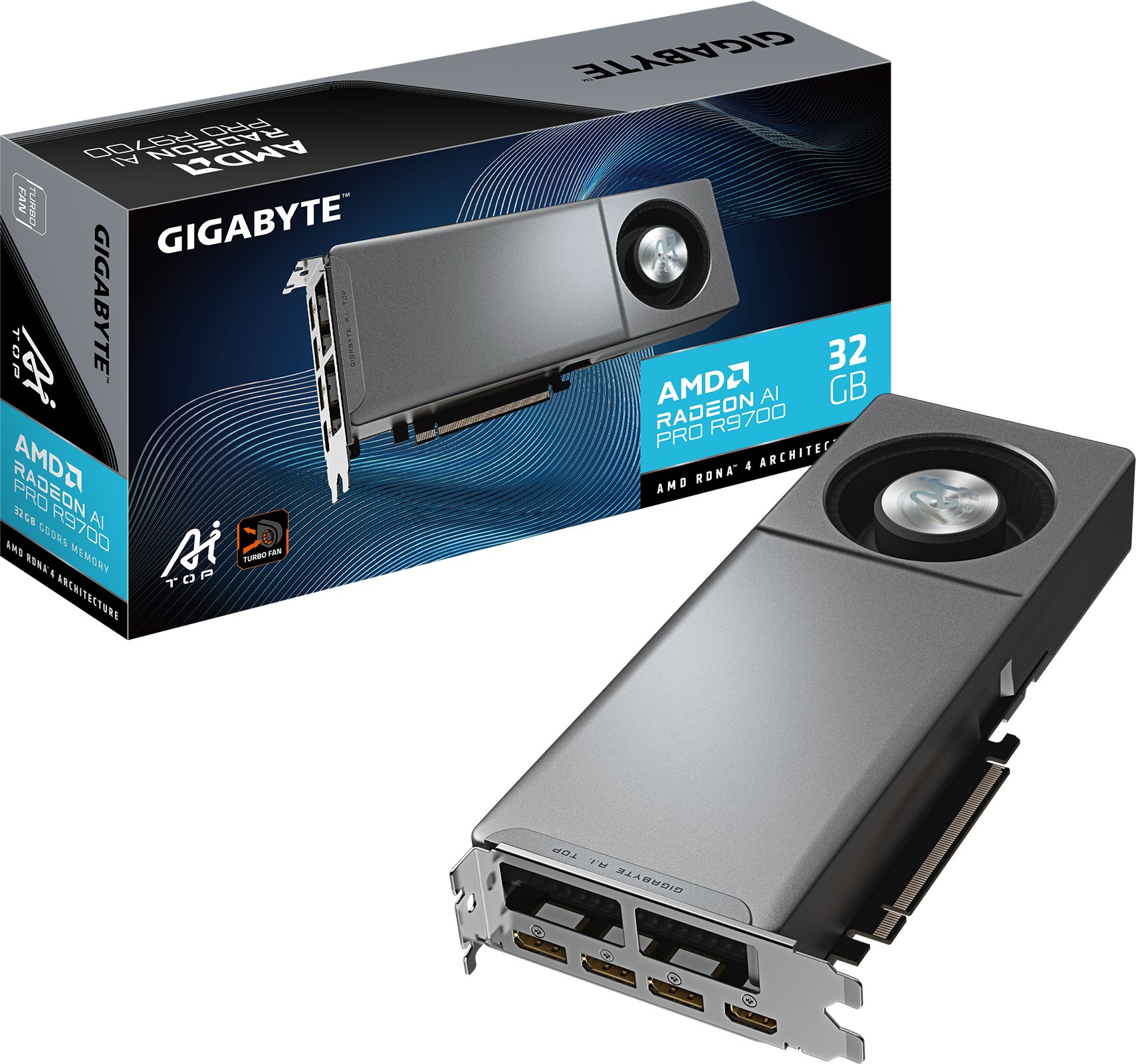 GIGABYTE Radeon™ AI PRO R9700 AI