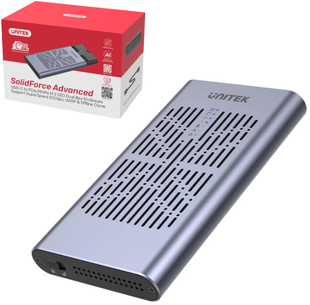 UNITEK S1206A SolidForce USB-C to PCIe/NVMe