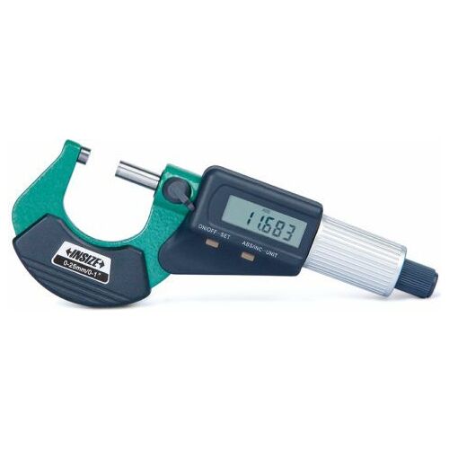 Insize Mikrometr cyfrowy 0- 25 CERT