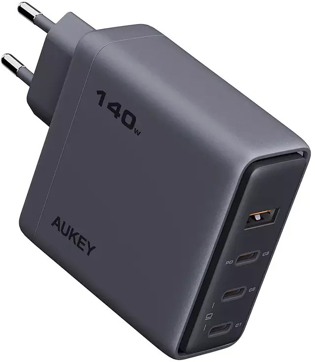Ładowarka Aukey PA-C6 140W Szara |