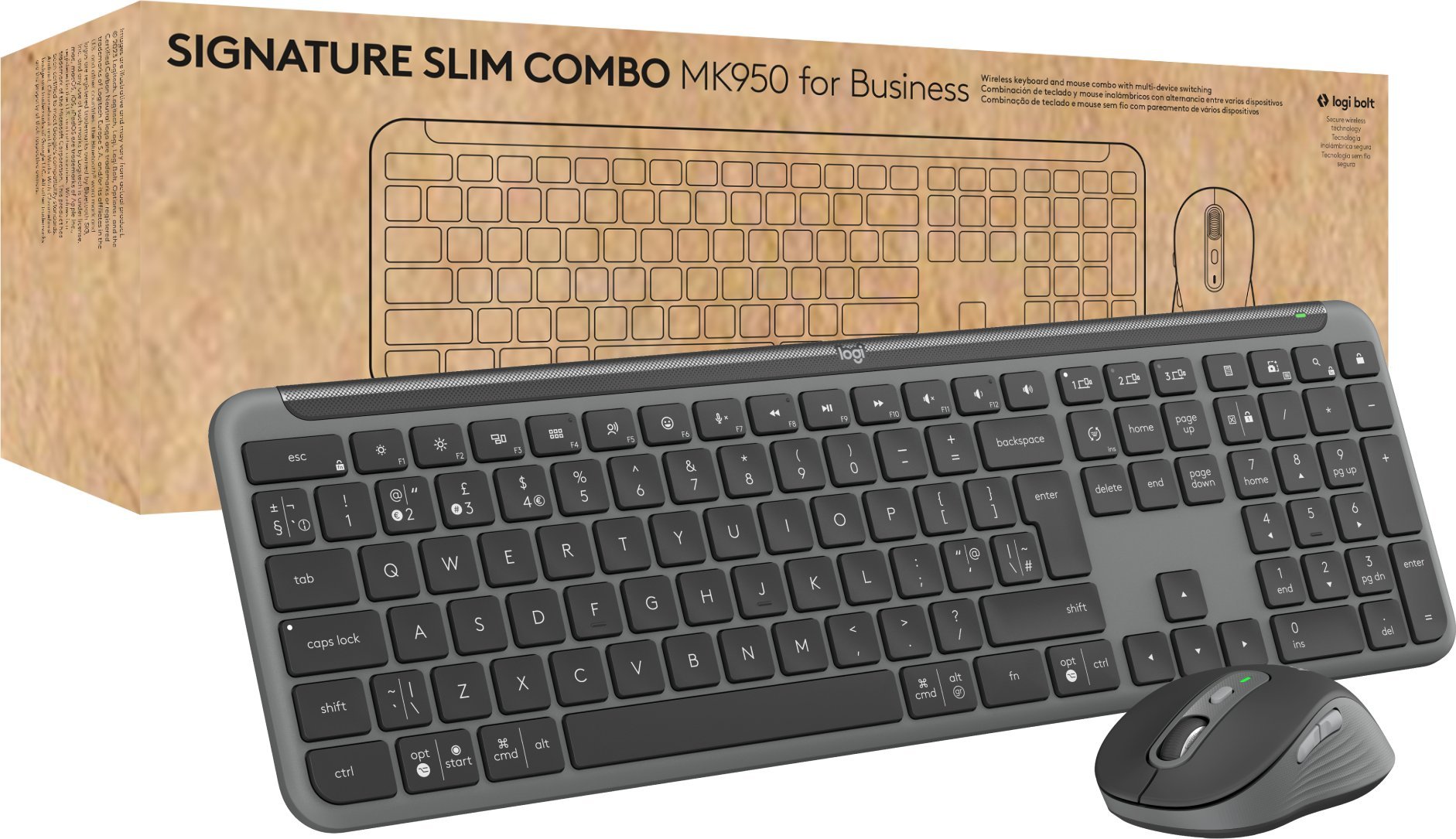 Klawiatura + mysz Logitech Signature Slim