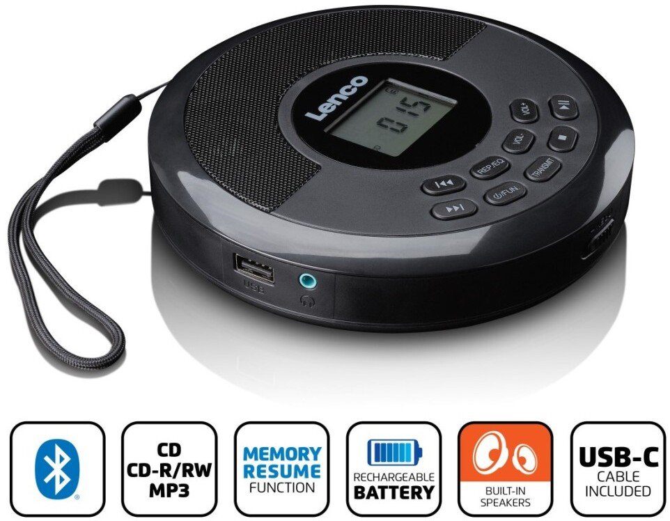 Radioodtwarzacz Lenco Lenco CD-340BK black |