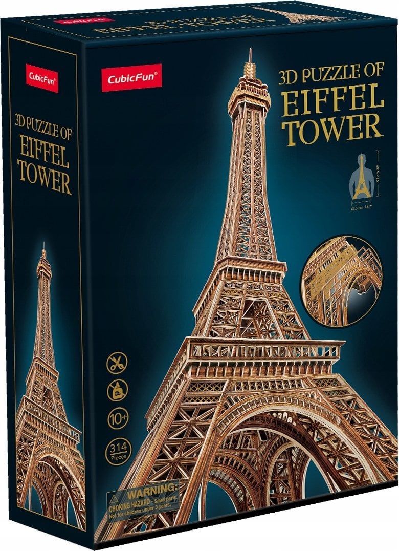 Cubicfun Puzzle 3D 314 elementów Wieża