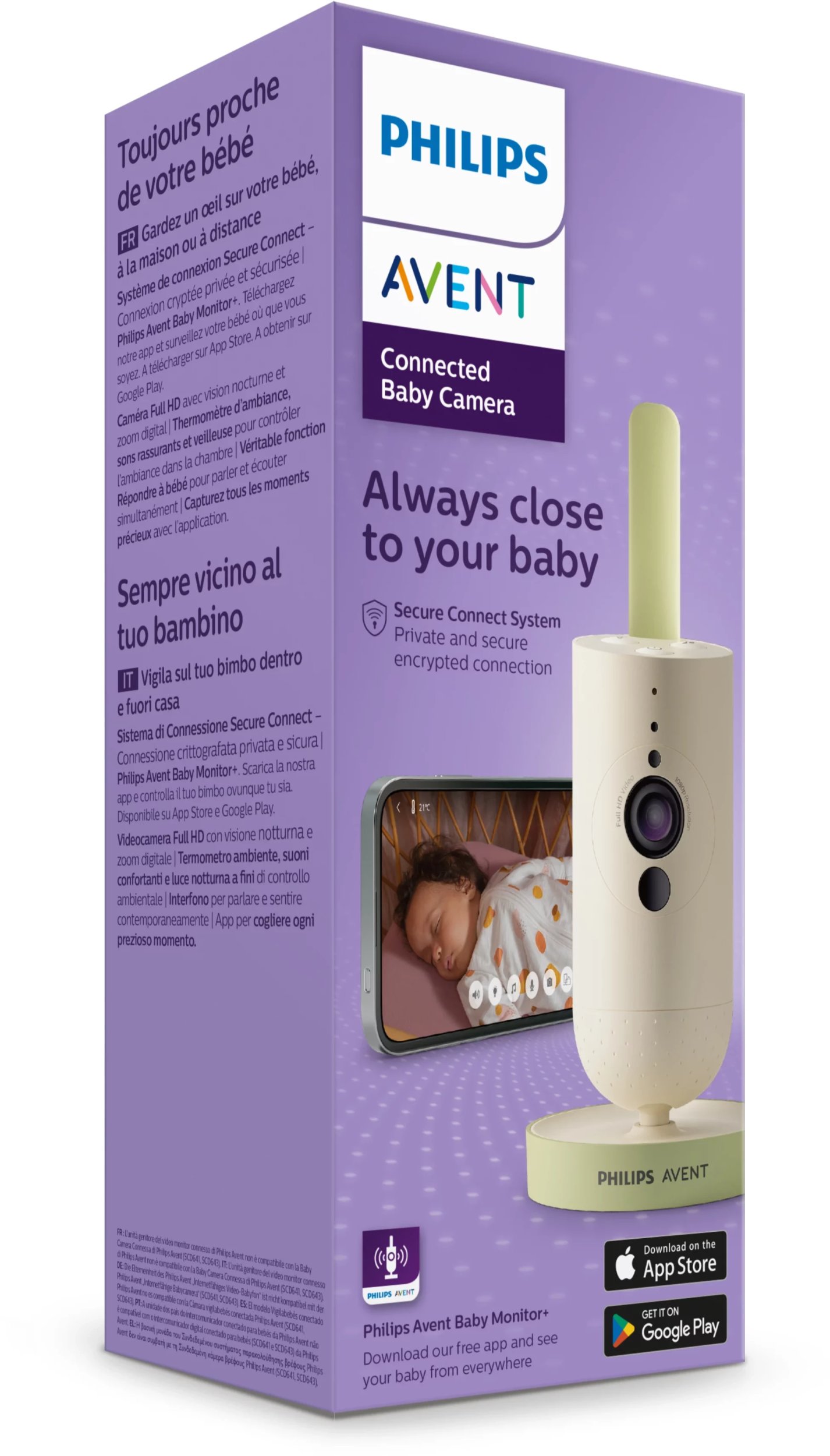 Mobili auklė Philips Connected, SCD643/26 |