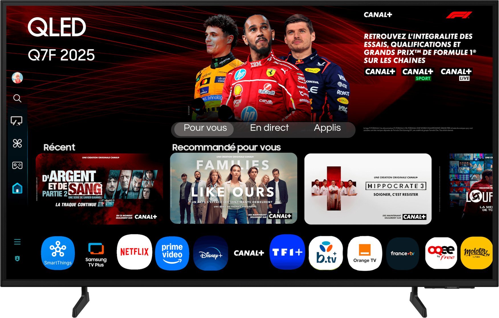Telewizor Samsung TQ65Q7FAAUXXC QLED 65`` 4K