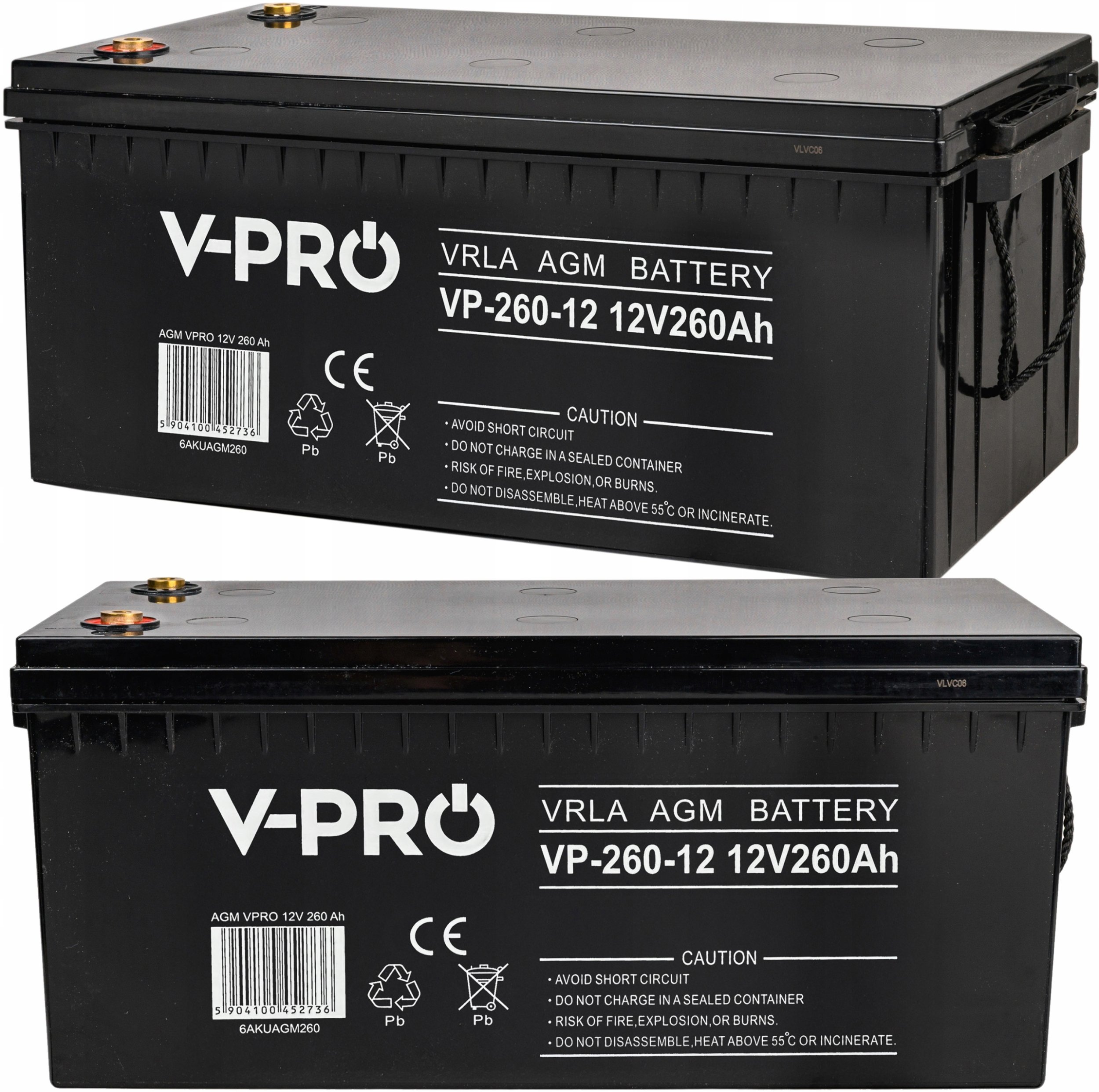 Volt Akumulator AGM VPRO 12V 260Ah