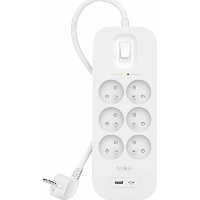 Listwa zasilająca Belkin SurgePlus przeciwprzepięciowa 6