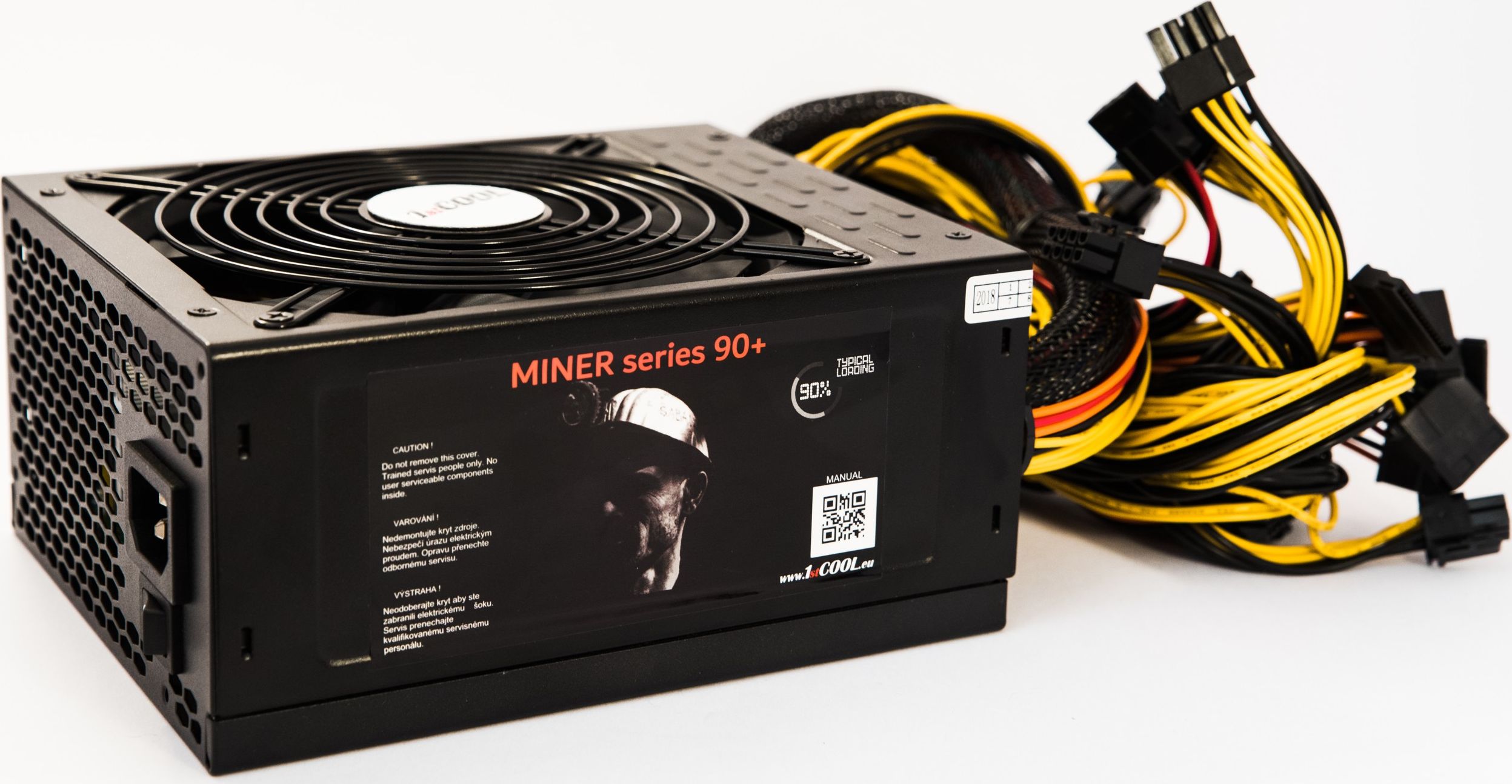 Zasilacz 1stCOOL Miner 1600W (ECP-1600A-14-90) |
