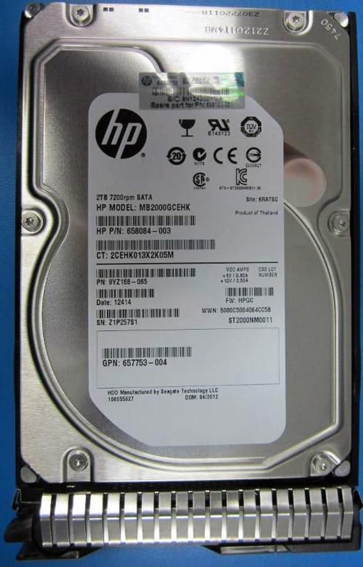 Dysk HP 2TB 6G SATA 7