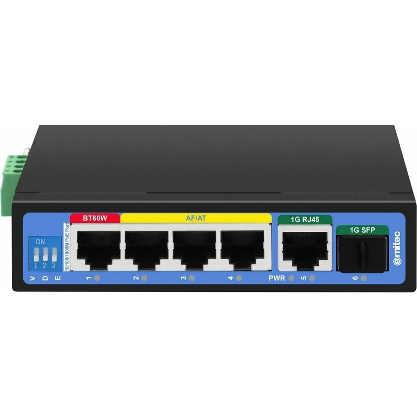 Switch Ernitec ELECTRA-U06-1GB (6-port 1000Mbps Intelligent)
