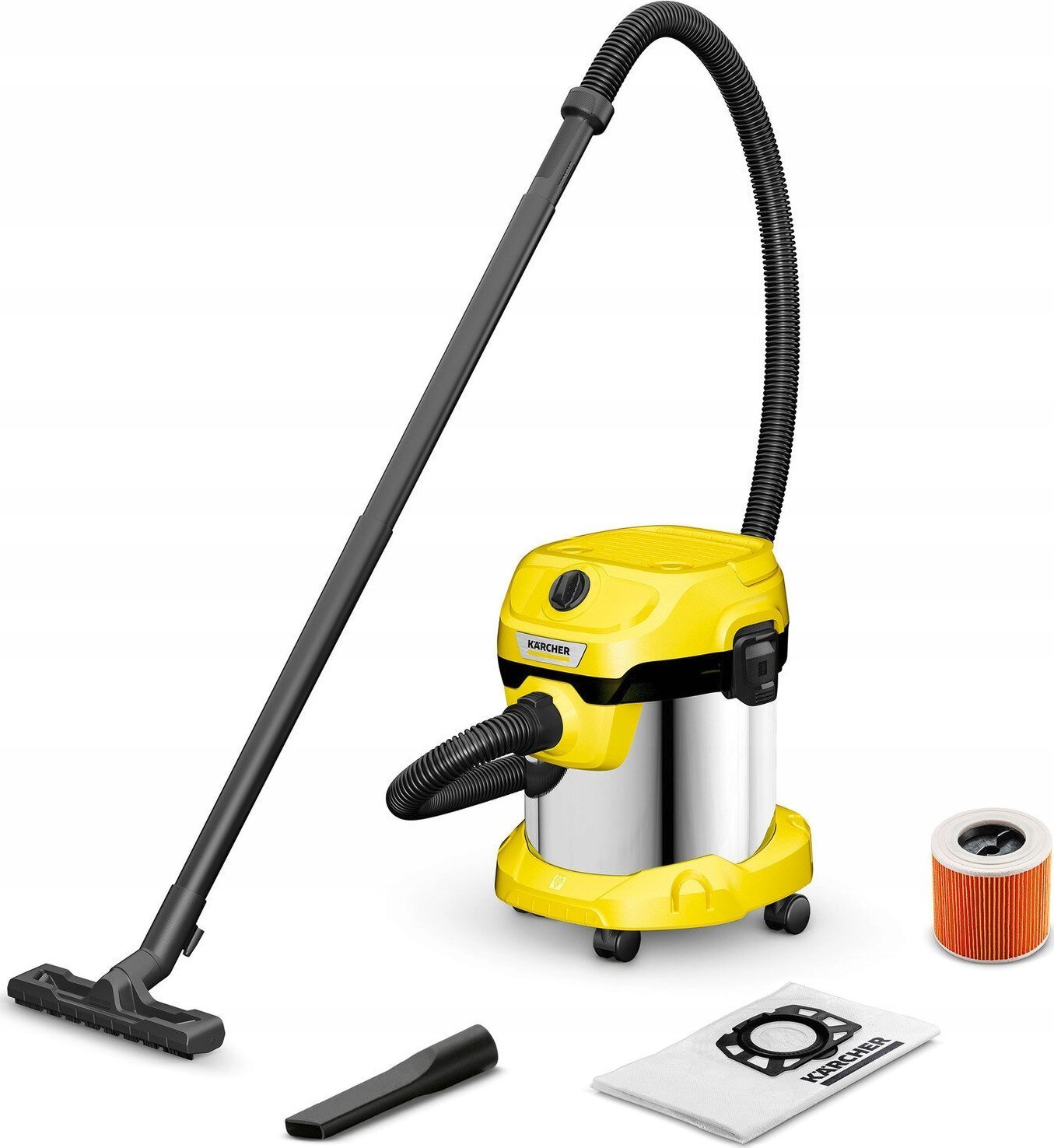 Vacuum Cleaner|KARCHER|Suction power 220 AW|Input power