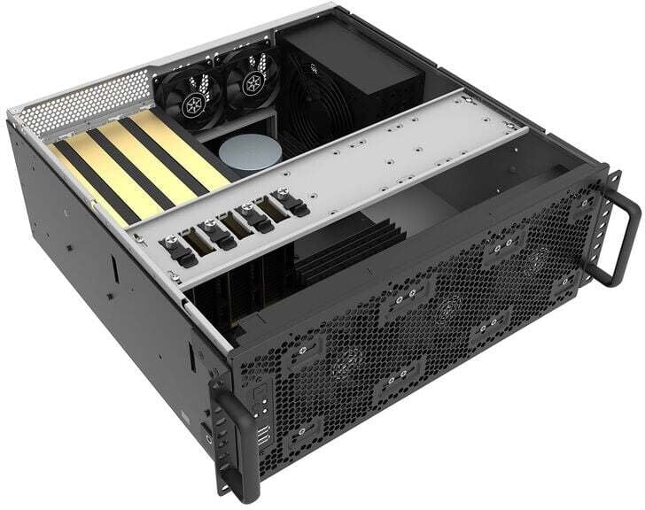 SilverStone RM4A Server-Gehäuse, 4HE Rackmount, SSI-EEB