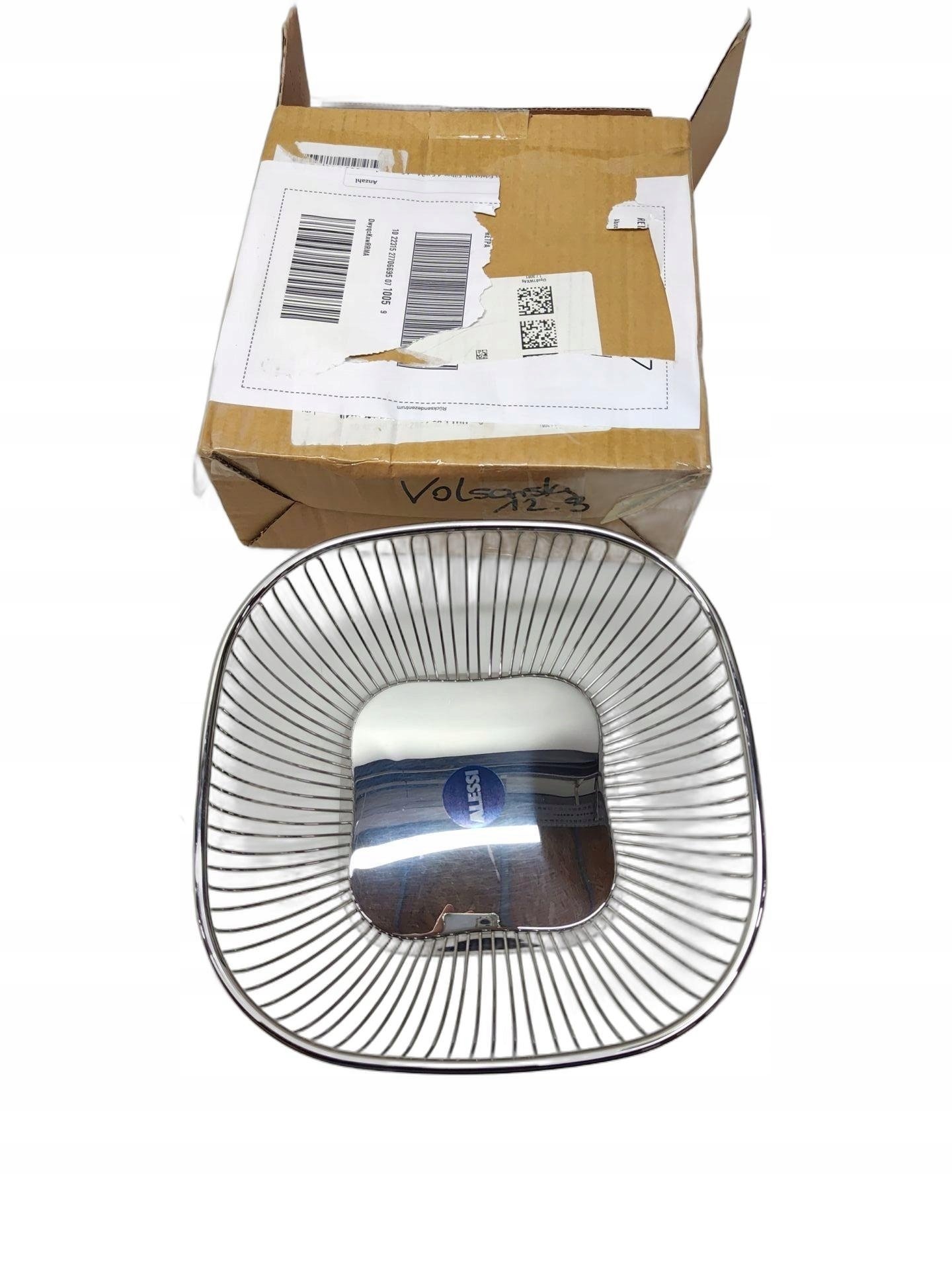 Alessi Alessi 845 Square Wire Basket