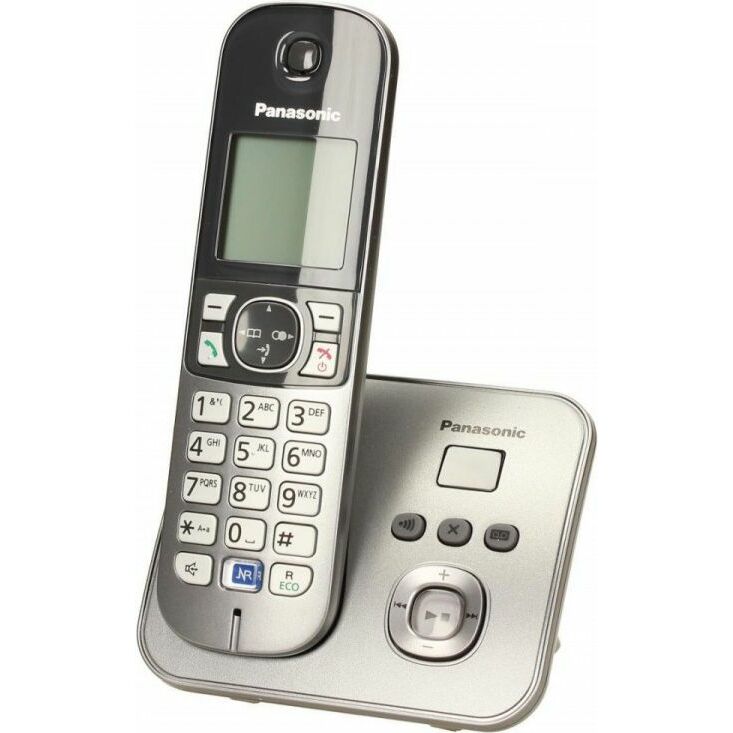 Telefon stacjonarny Panasonic KX-TG6821PDM Szary |