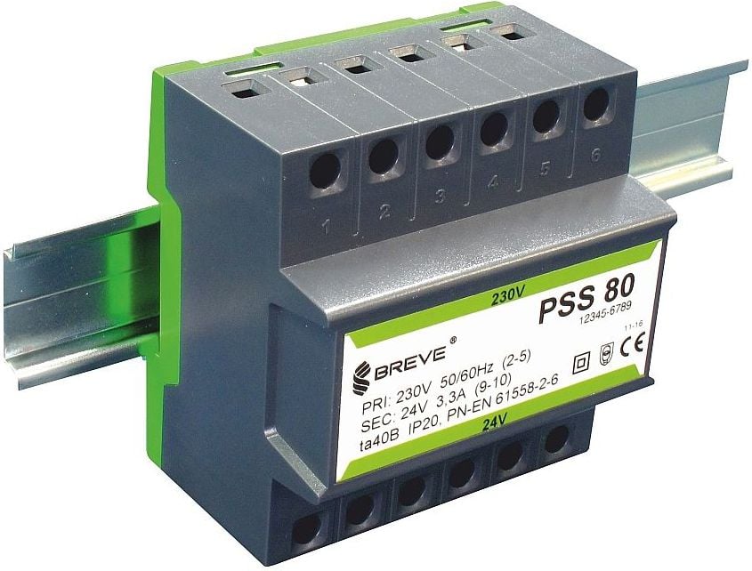 BREVE Transformator PSS 63N 230/24V na