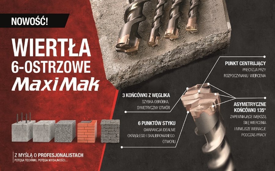 Wiertło Makita MAKITA WIERTŁO SDS MAX
