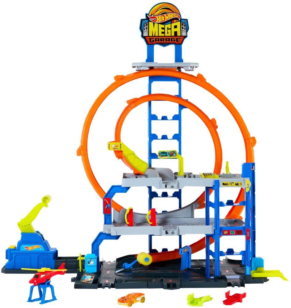 Hot Wheels Mega Garaż GIGAPĘTLA Tor