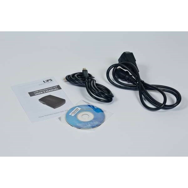 UPS EuroCase 4 gniazd czarny (EA200PLUS-850VA-EVO)