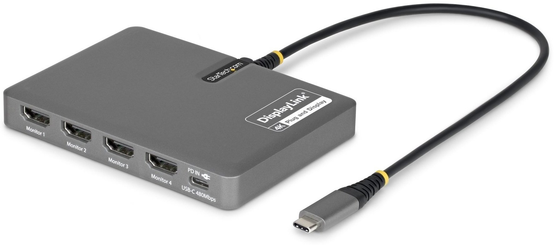 Stacja/replikator StarTech USB-C (QUAD-USB-HDMI-ADAPT) | QUAD-USB-HDMI-ADAPT