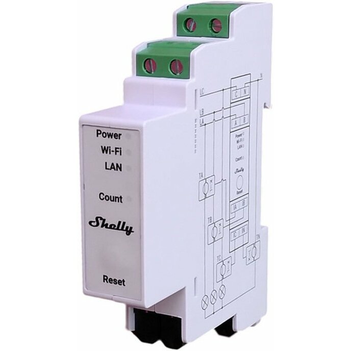 Shelly PRO 3EM 400A 3-Phase Energy