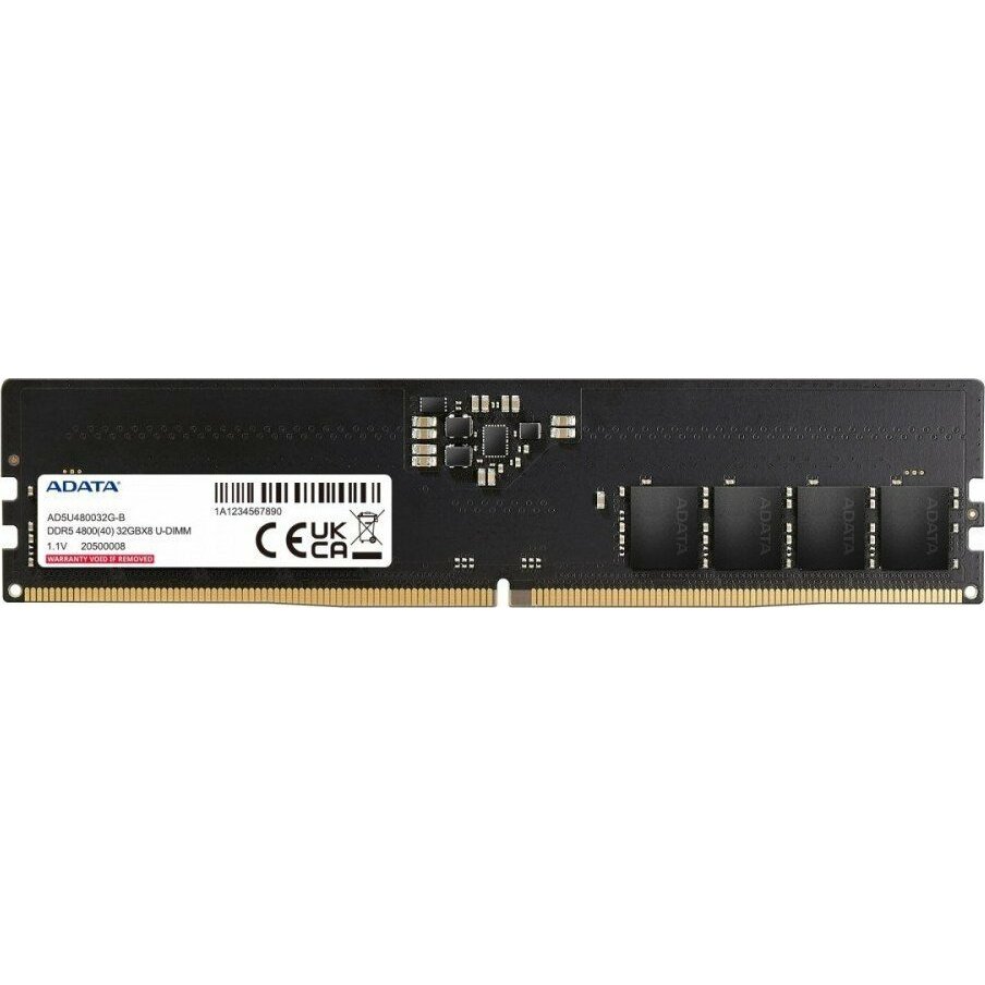 Adata/DDR5/32GB/4800MHz/CL40/1x32GB | AD5U480032G-S | 4711085936479