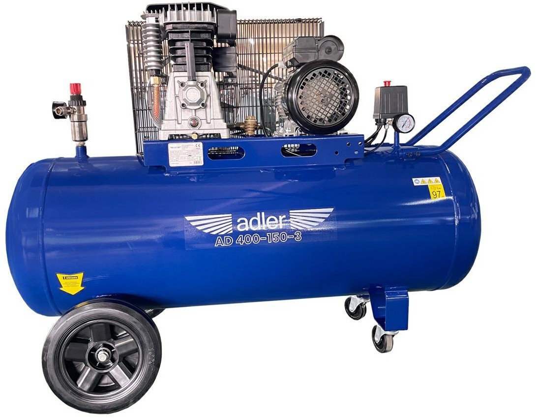 Sprężarka Adler AD400-150-3 10bar 150L (3634