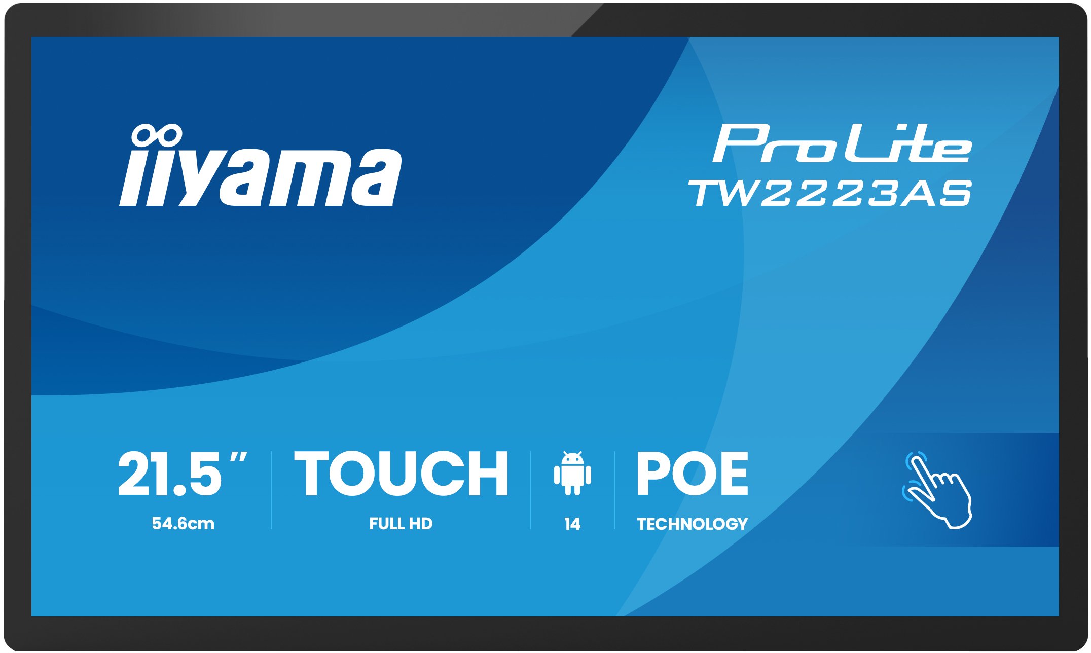22" iiyama TW2223AS-B3P:IPS,FHD,Android |