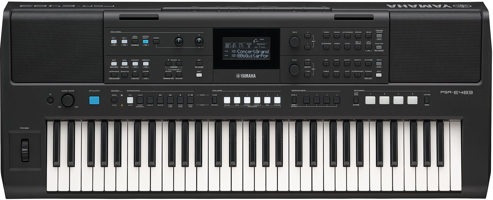 Yamaha PSR-E483 - 61-key portable keyboard