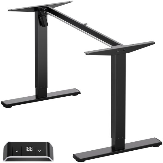 DESK FRAME MOTORISED/BLACK WDF221E-B ONKRON |