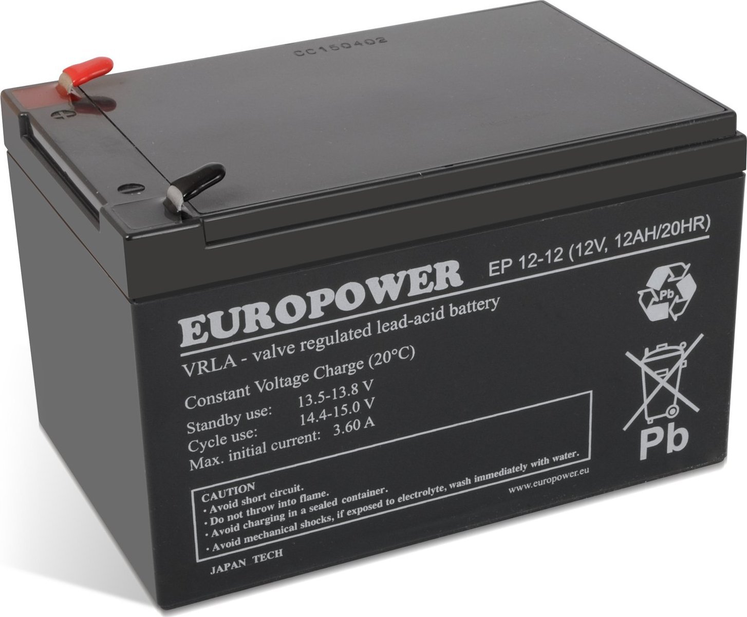 Europower Akumulator 12V 12Ah AGM EP12-12