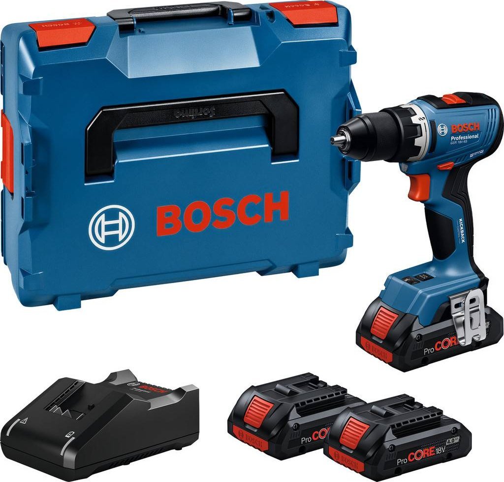 Wiertarko-wkrętarka Bosch GSR 18V-65 3 x