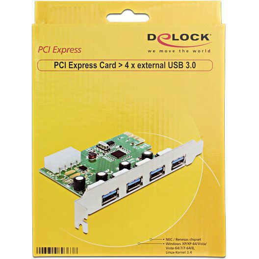 Kontroler Delock PCIe 2.0 x1