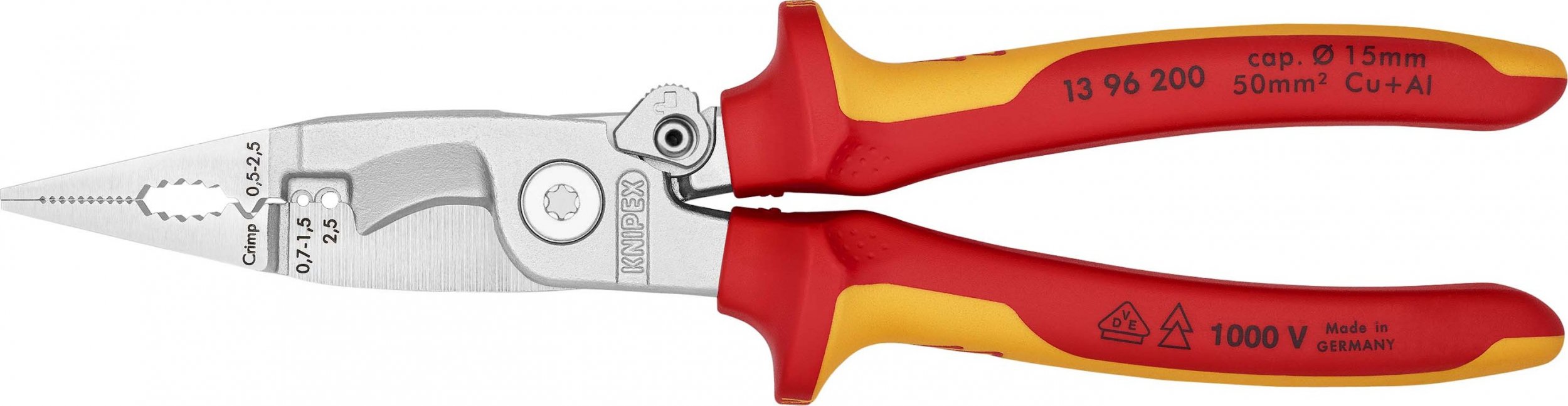 Knipex Szczypce do prac elektroinstalacyjnych 6w1
