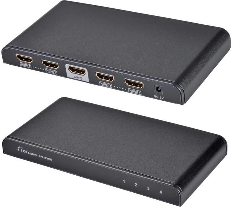 TECHly Splitter-splitter HDMI 1/4 Ultra HD