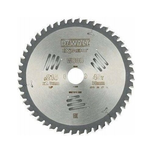 Dewalt Tarcza pilarska 216x30x2.6mm 48z