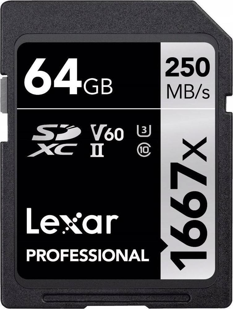 Lexar memory card SDXC 64GB Professional