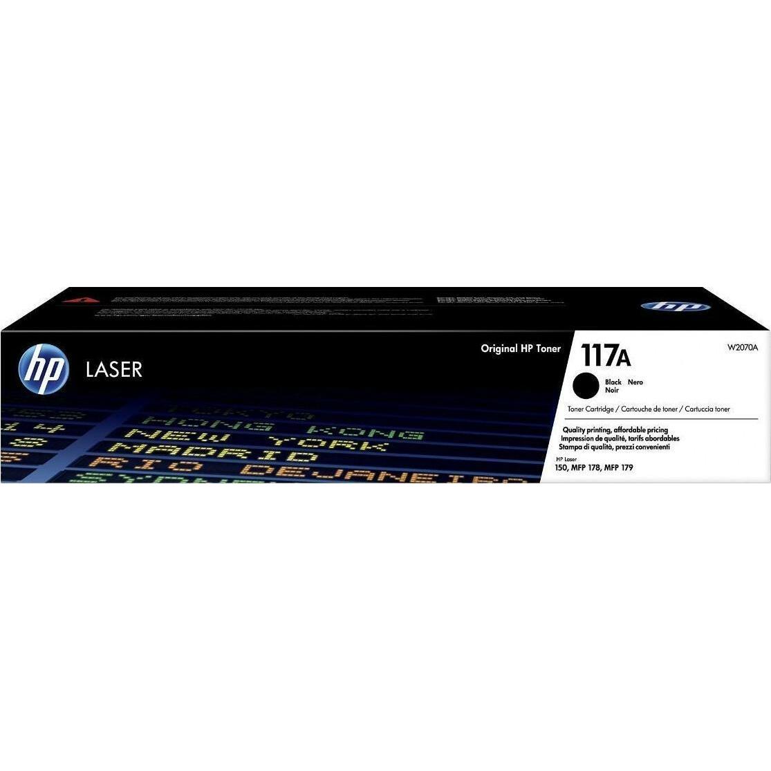 Toner HP 117A Black Oryginał  (W2070A)