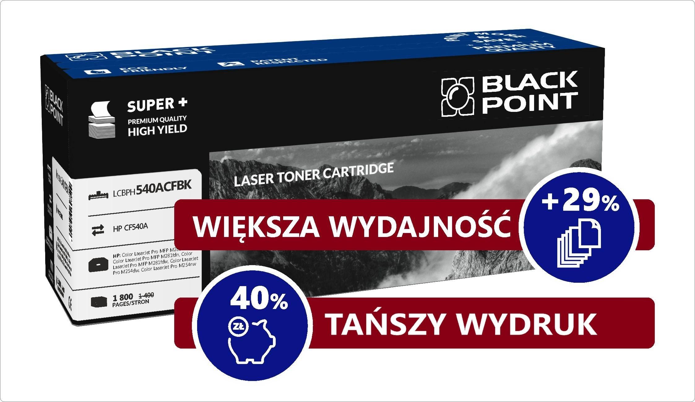 Toner Black Point LCBPH540ACFBK Black Zamiennik
