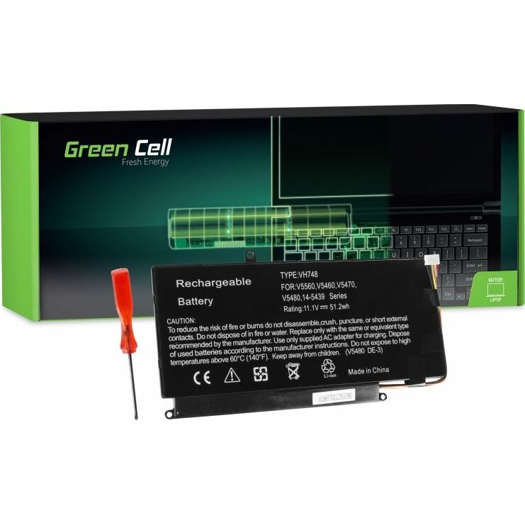Green Cell Battery VH748 for Dell