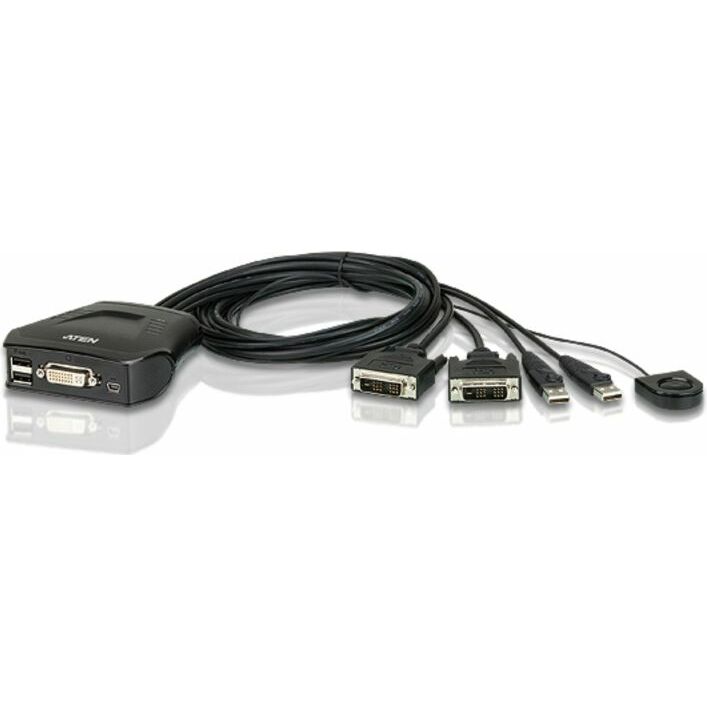 Aten 2-Port USB DVI Cable KVM