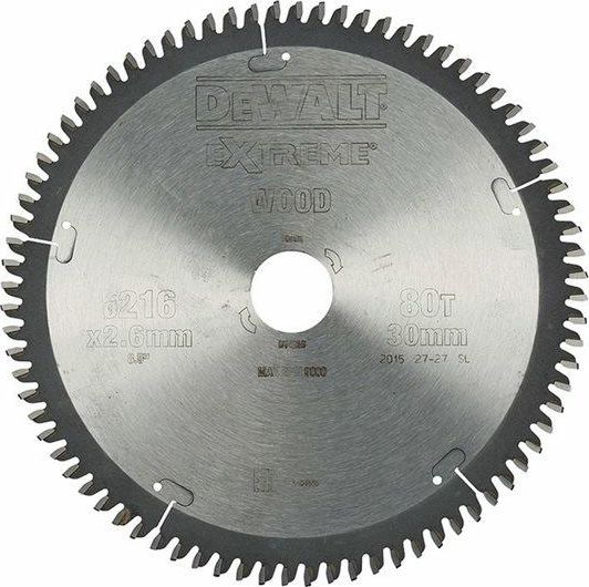 Dewalt Piła Tarcz.216x30mmx80z Dt4286-qz |