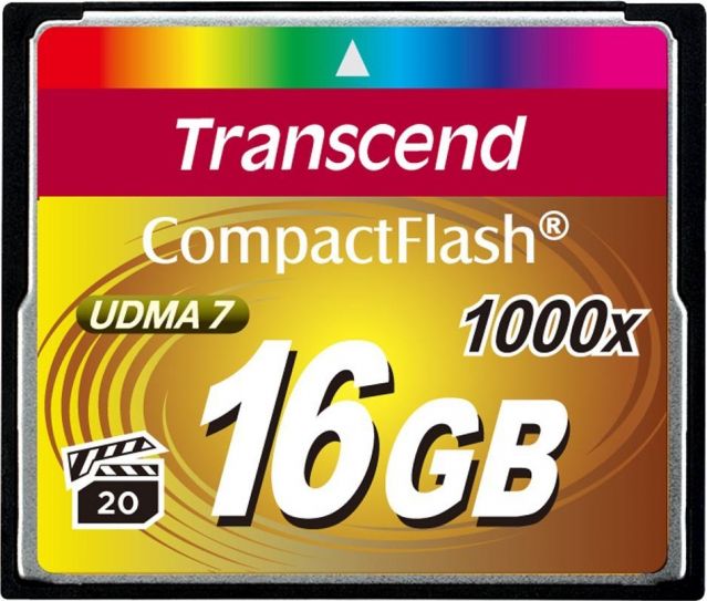 Karta Transcend 1000x Compact Flash 16