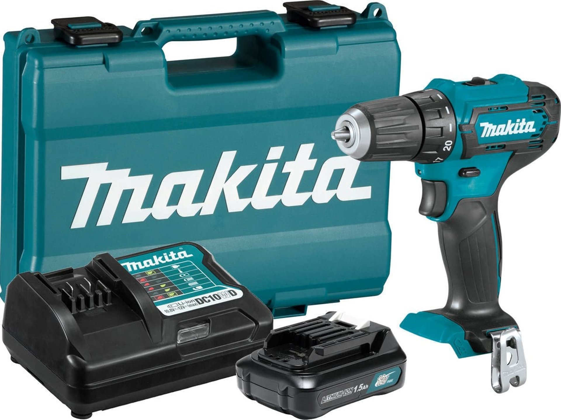 Wiertarko-wkrętarka Makita DF333DWY 12 V 1