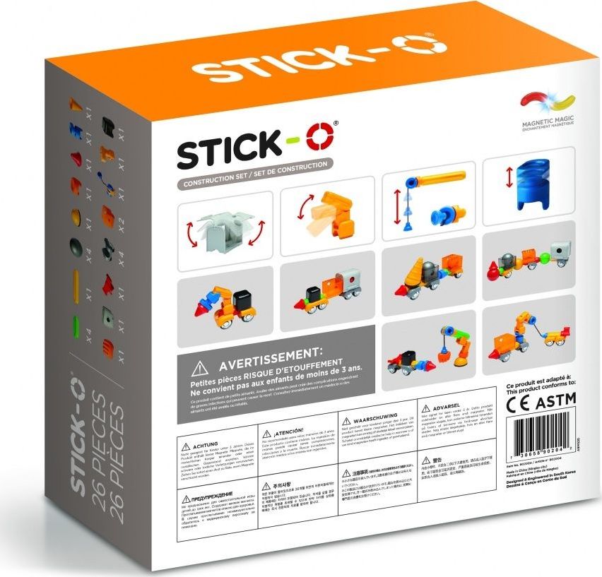 Magformers Klocki magnetyczne Stick-O zestaw konstrukcyjny
