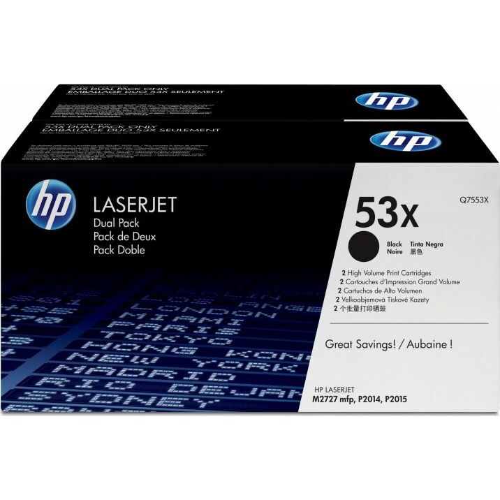 Toner HP 53XD Black Oryginał  (Q7553XD)