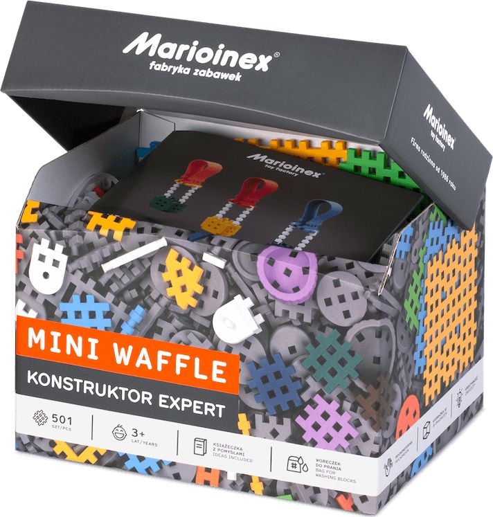 MARIOINEX Mini Waffle Building Blocks Constructor