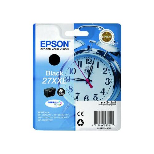 Epson Singlepack Čierna 27XXL DURABrite Ultra