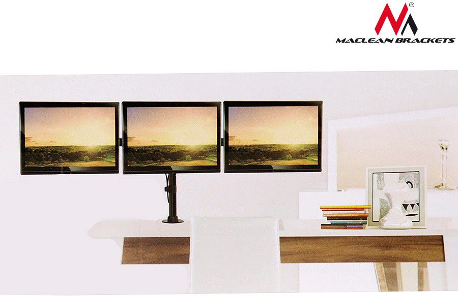 Maclean Holder Desktop 3 LCD monitors