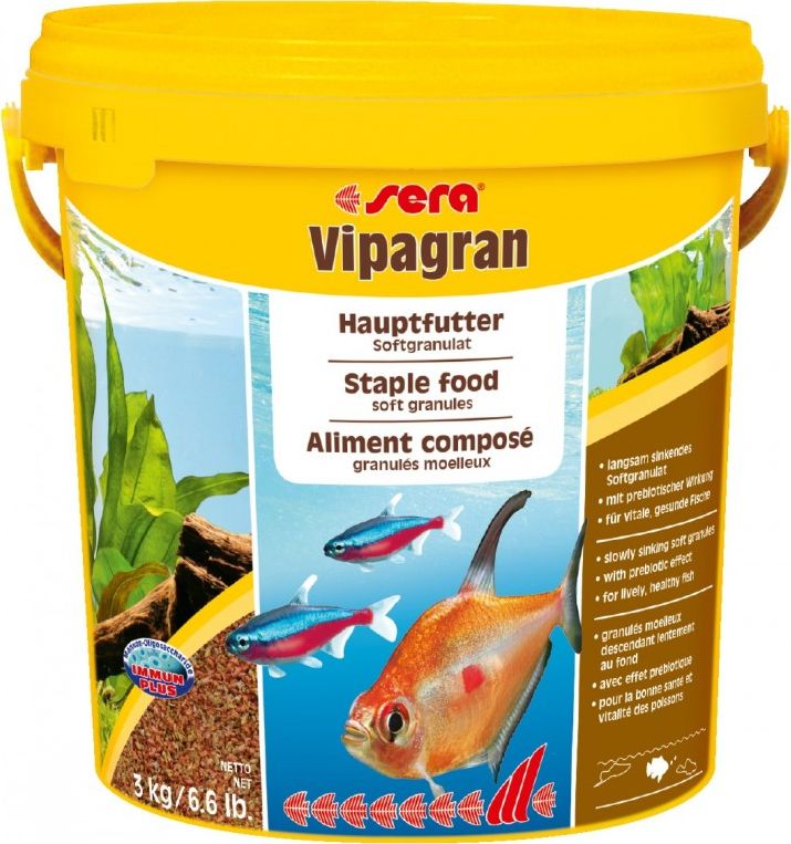 Sera Vipagran Nature* 3kg/10L, granulat -